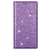 iPhone 15 Pro Max hoesje -  Bookcase -  Pasjeshouder -  Portemonnee -  Glitter -  TPU -  Paars