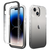 iPhone 15 hoesje -  Full body -  2 delig -  Shockproof -  Siliconen -  TPU -  Zwart