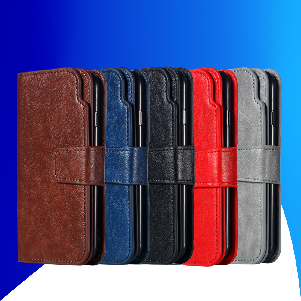 JVS Products iPhone 15 hoesje -  Bookcase -  Pasjeshouder -  Portemonnee -  Luxe -  Kunstleer -  Blauw