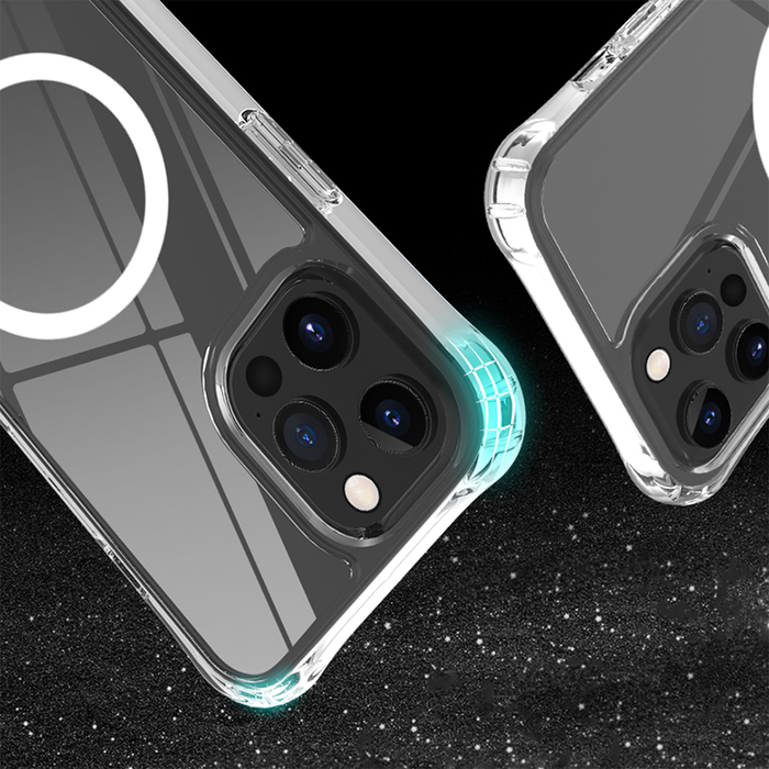 JVS Products iPhone 12 Mini hoesje - Backcover - Geschikt voor MagSafe - Extra dun - TPU - Transparant