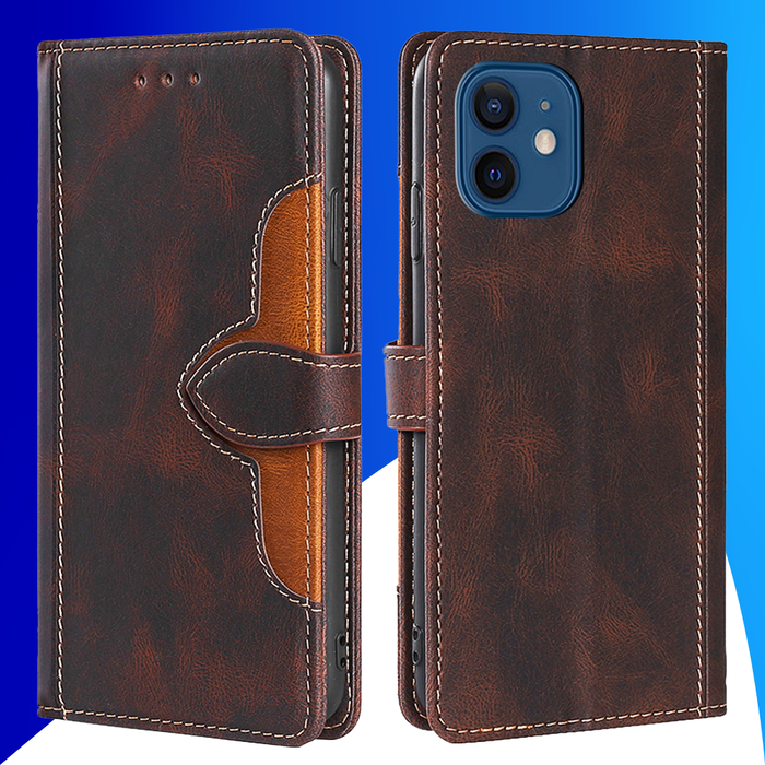 JVS Products iPhone 15 Pro Max hoesje -  Bookcase -  Pasjeshouder -  Portemonnee -  Kunstleer -  Bruin