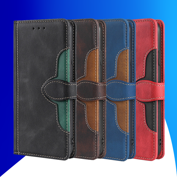 JVS Products iPhone 15 hoesje -  Bookcase -  Pasjeshouder -  Portemonnee -  Kunstleer -  Rood