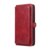 iPhone 15 Plus hoesje -  Bookcase -  Afneembaar 2 in 1 -  Backcover -  Pasjeshouder -  Portemonnee -  Kunstleer -  Rood