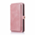 iPhone 15 Plus hoesje -  Bookcase -  Afneembaar 2 in 1 -  Backcover -  Pasjeshouder -  Portemonnee -  Kunstleer -  Rose Goud