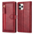 iPhone 15 Plus hoesje -  Bookcase -  Pasjeshouder -  Portemonnee -  Rits -  Kunstleer -  Rood