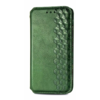 iPhone 15 Pro hoesje -  Bookcase -  Pasjeshouder -  Portemonnee -  Diamantpatroon -  Kunstleer -  Groen