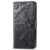 iPhone 15 Pro hoesje -  Bookcase -  Pasjeshouder -  Portemonnee -  Vlinderpatroon -  Kunstleer -  Zwart