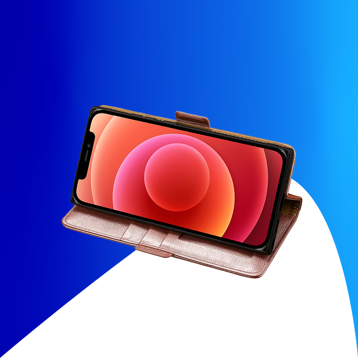 JVS Products iPhone 15 Pro Max hoesje -  Bookcase -  Pasjeshouder -  Portemonnee -  Patroon -  Kunstleer -  Rose Goud