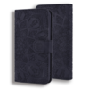 iPhone 15 Plus hoesje -  Bookcase -  Pasjeshouder -  Portemonnee -  Mandalapatroon -  Kunstleer -  Zwart