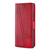 iPhone 15 Pro hoesje -  Bookcase -  Pasjeshouder -  Portemonnee -  Patroon -  Kunstleer -  Rood