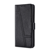 iPhone 15 hoesje -  Bookcase -  Pasjeshouder -  Portemonnee -  Patroon -  Kunstleer -  Zwart