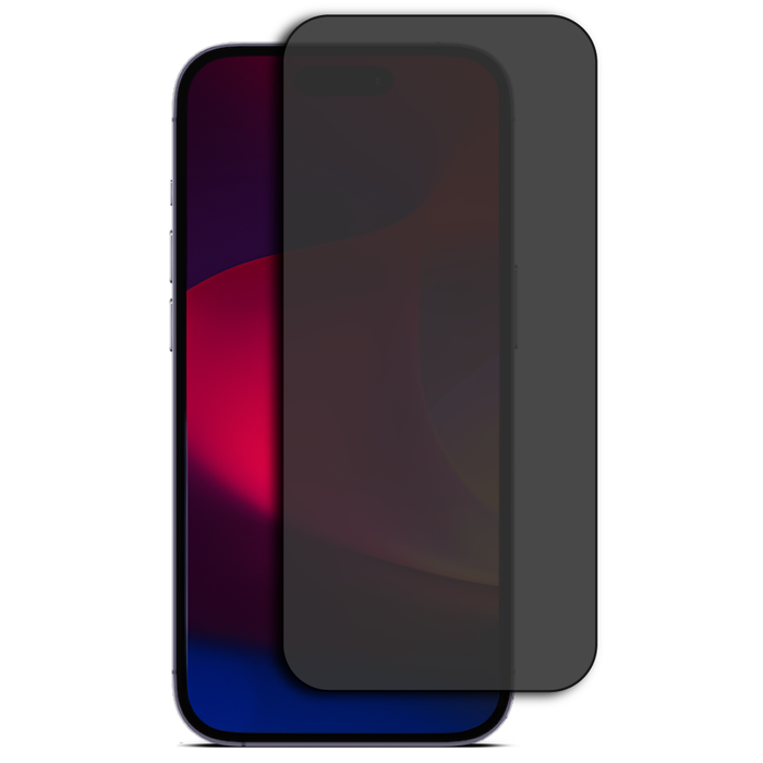 JVS Products Screenprotector geschikt voor iPhone 15 Plus -  Privacy -  Tempered Glass -  Beschermglas -  Glas -  Privacy screenprotector