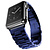 Bandje geschikt voor Apple Watch 38/40MM - Maat One Size - Metalen band - Polsband - Vlindersluiting - Metaal - Blauw