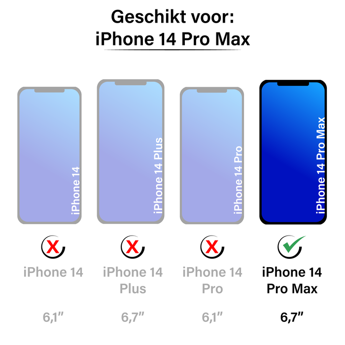 JVS Products iPhone 14 Pro Max hoesje - Bookcase - Pasjeshouder - Portemonnee - Vlinderpatroon - Kunstleer - Paars