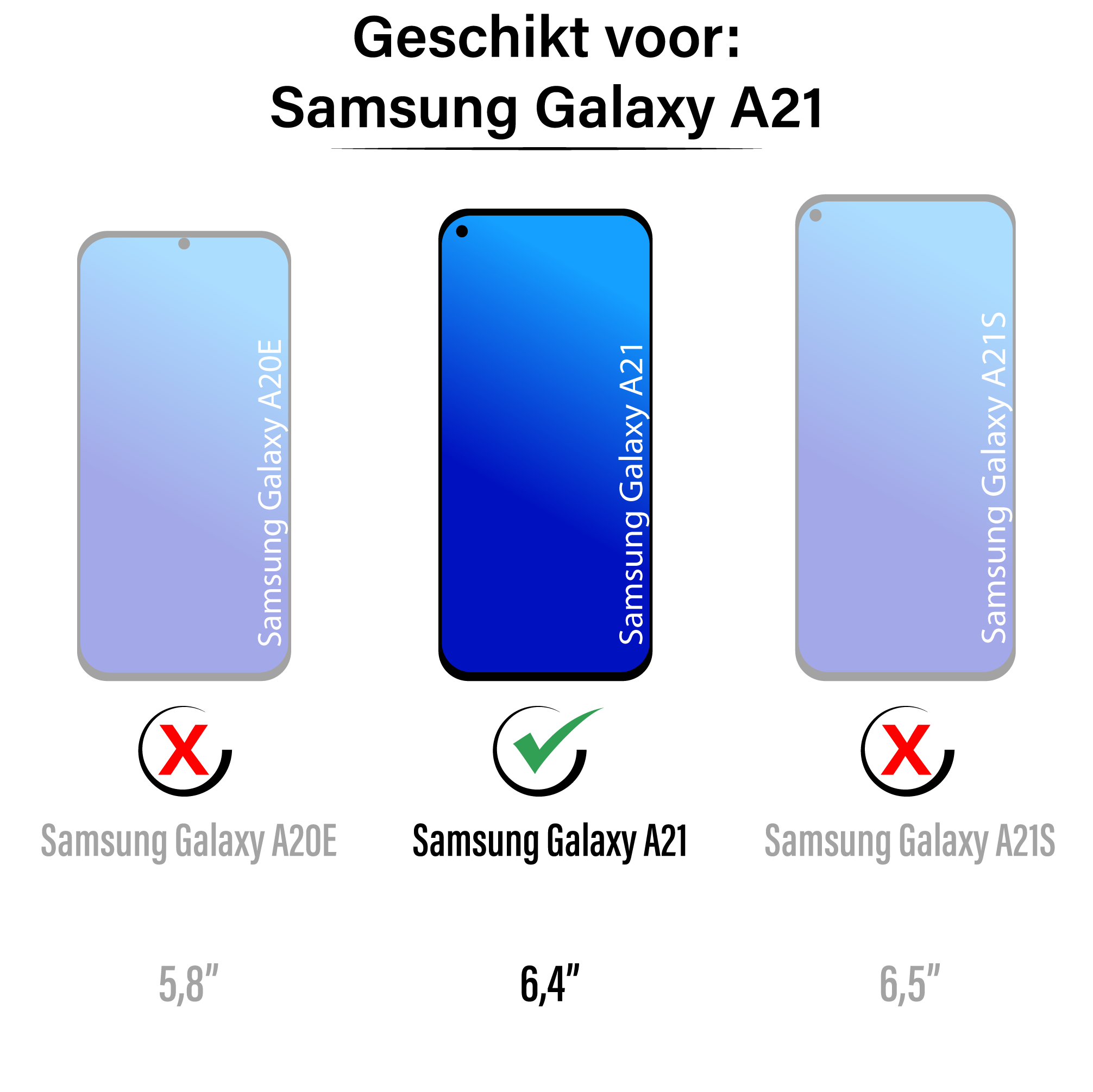 JVS Products Samsung Galaxy A21 hoesje - Bookcase - Koord - Pasjeshouder - Portemonnee - Camerabescherming - Kunstleer - Donkerbruin