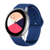 Bandje geschikt voor Samsung Galaxy Watch 45/46MM - Geschikt voor Samsung Galaxy Watch 1/3/Gear S3 Classic/Gear S3 Frontier - Maat One Size - Horlogebandje - Siliconen - Donkerblauw