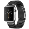 Bandje geschikt voor Apple Watch 38/40MM - Geschikt voor Series 1/2/3/4/5/6/7/8/9/SE - Maat One Size - Horlogebandje - Metaal - Zwart