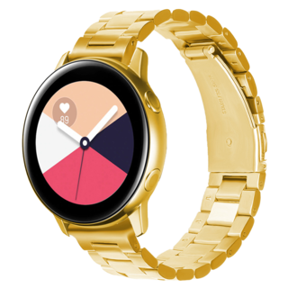 JVS Products Bandje geschikt voor Samsung Galaxy Watch 45/46MM - Geschikt voor Samsung Galaxy Watch 1/3/Gear S3 Classic/Gear S3 Frontier - Maat One Size - Horlogebandje - Metaal - Goud