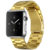 Bandje geschikt voor Apple Watch 38/40MM - Geschikt voor Series 1/2/3/4/5/6/7/8/9/SE - Maat One Size - Horlogebandje - Metaal - Goud