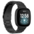 Bandje geschikt voor Fitbit Versa/Sense - Geschikt voor Fitbit Sense 1/2/ Fitbit Versa 3/4 - Maat One Size - Horlogebandje - Metaal - Zwart