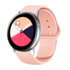Bandje geschikt voor Samsung Galaxy Watch 40/41/42/44/45/46MM - Geschikt voor Samsung Galaxy Watch 1/2/3/4/5/6/Classic Watch 4/Watch 5 Pro/Watch 6 Classic/Watch Active/Watch Active 2 - Maat One Size - Horlogebandje - Siliconen - Zalmroze