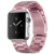 Bandje geschikt voor Apple Watch 42/44MM - Geschikt voor Series 1/2/3/4/5/6/7/8/9/SE/Ultra 1&2 - Maat One Size - Horlogebandje - Metaal - Roze