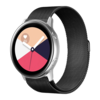 Bandje geschikt voor Samsung Galaxy Watch 45/46MM - Geschikt voor Samsung Galaxy Watch 1/3/Gear S3 Classic/Gear S3 Frontier - Maat One Size - Horlogebandje - Milanees - Zwart