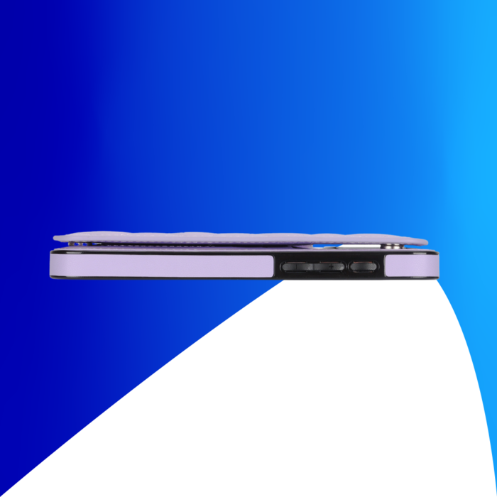 JVS Products iPhone 15 Pro Max hoesje - Backcover - Pasjeshouder - Kunstleer - Paars