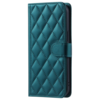 iPhone 14 Pro hoesje - Bookcase - Pasjeshouder - Koord - Kunstleer - Groen