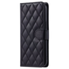 Samsung Galaxy S21 FE hoesje - Bookcase - Pasjeshouder - Koord - Kunstleer - Zwart