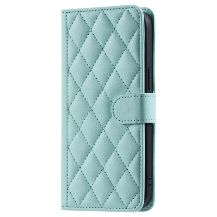 JVS Products iPhone X hoesje - Bookcase - Pasjeshouder - Koord - Kunstleer - Turquoise