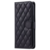 Samsung Galaxy S23 hoesje - Bookcase - Pasjeshouder - Koord - Kunstleer - Zwart