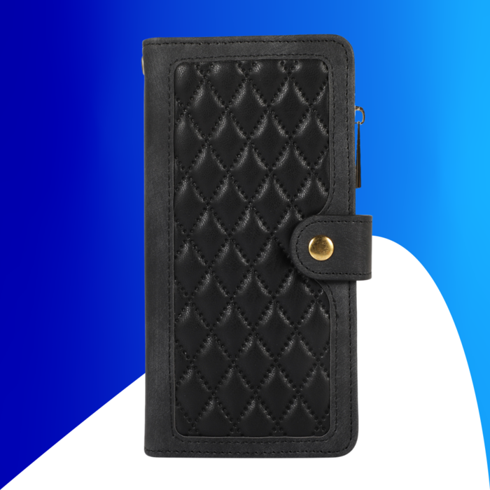 JVS Products Samsung Galaxy S20 hoesje - Bookcase - Pasjeshouder - Portemonnee - Koord - Kunstleer - Zwart