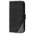 Samsung Galaxy S24 hoesje - Bookcase - Pasjeshouder - Portemonnee - Patroon - Kunstleer - Zwart