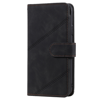 JVS Products Samsung Galaxy S24 Ultra hoesje - Bookcase - Koord - Pasjeshouder - Portemonnee - Kunstleer - Zwart