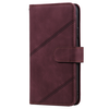 Samsung Galaxy S24 Ultra hoesje - Bookcase - Koord - Pasjeshouder - Portemonnee - Kunstleer - Bordeaux Rood