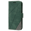 Samsung Galaxy S24 hoesje - Bookcase - Pasjeshouder - Portemonnee - Patroon - Kunstleer - Groen