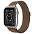 Bandje geschikt voor Apple Watch 38/40MM - Geschikt voor Series 1/2/3/4/5/6/7/8/9/SE - Maat One Size - Horlogebandje - Milanees - Bruin
