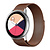 Bandje geschikt voor Samsung Galaxy Watch 40/41/42/44/45/46MM - Geschikt voor Samsung Galaxy Watch 1/2/3/4/5/6/Classic Watch 4/Watch 5 Pro/Watch 6 Classic/Watch Active/Watch Active 2 - Maat One Size - Horlogebandje - Milanees - Bruin