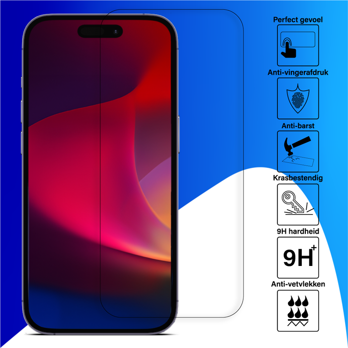JVS Products Double Pack - Screenprotector geschikt voor iPhone 11 - Tempered Glass - Beschermglas - Glas - 2x Screenprotector - Transparant
