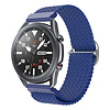 Bandje geschikt voor Samsung Galaxy Watch 40/41/42/44/45/46MM - Geschikt voor Samsung Galaxy Watch 1/2/3/4/5/6/7/Classic Watch 4/Watch 5 Pro/Watch 6 Classic/Watch Active/Watch Active 2 - Maat One Size - Horlogebandje - Nylon - Blauw