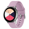 Bandje geschikt voor Samsung Galaxy Watch 40/41/42/44/45/46MM - Geschikt voor Samsung Galaxy Watch 1/2/3/4/5/6/Classic Watch 4/Watch 5 Pro/Watch 6 Classic/Watch Active/Watch Active 2 - Maat S - Horlogebandje - Siliconen - Paars