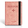 Paspoort hoesje - Paspoorthouder - Paspoort cover  - RFID - Kunstleer - Roze