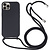 iPhone 13 Pro hoesje - Backcover - Koord - Softcase - Flexibel - TPU - Zwart