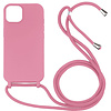 iPhone 11 Pro hoesje - Backcover - Koord - Softcase - Flexibel - TPU - Roze