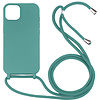 Samsung Galaxy S22 Plus hoesje - Backcover - Koord - Softcase - Flexibel - TPU - Mintgroen