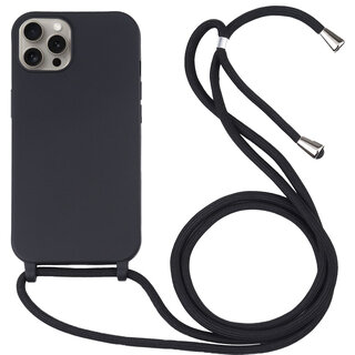 JVS Products Samsung Galaxy A71 hoesje - Backcover - Koord - Softcase - Flexibel - TPU - Zwart