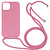 Samsung Galaxy S22 Plus hoesje - Backcover - Koord - Softcase - Flexibel - TPU - Roze