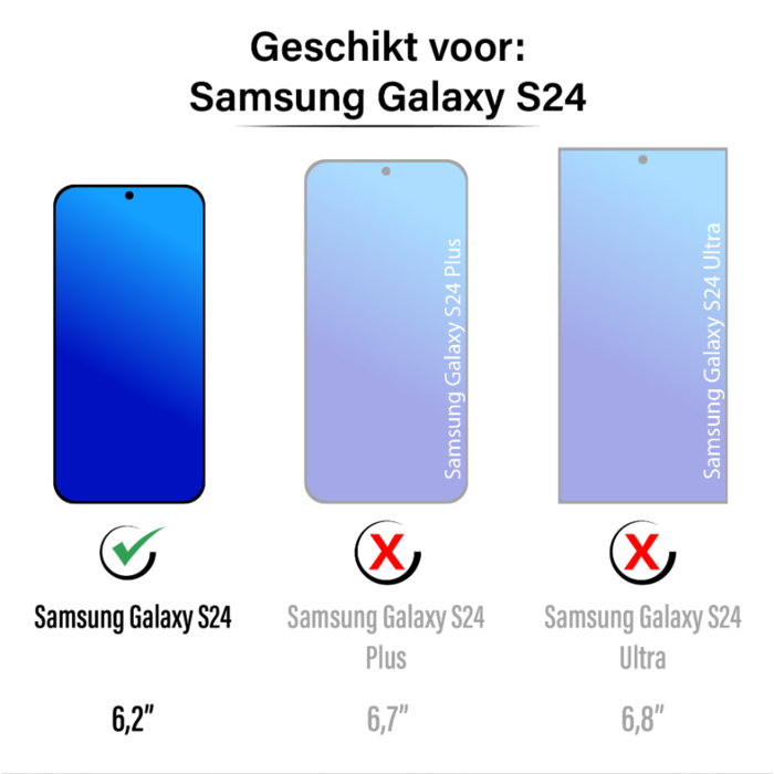 JVS Products Samsung Galaxy S24 hoesje - Bookcase - Pasjeshouder - Portemonnee - Patroon - Kunstleer - Rood