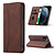 iPhone 15 Plus hoesje -  Bookcase -  Pasjeshouder -  Portemonnee -  Kunstleer -  Donkerbruin